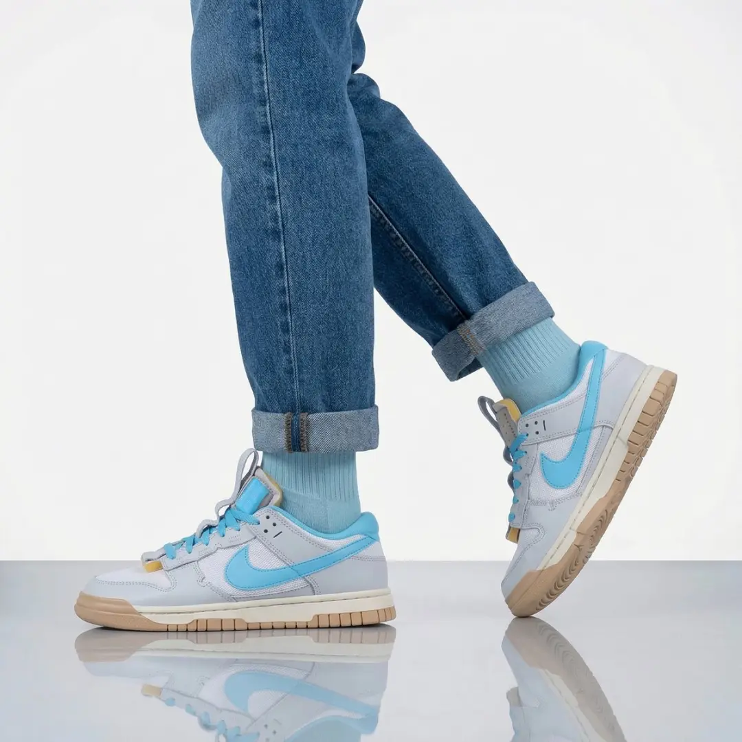 Nike Air Dunk Low Jumbo Heren Sneakers - Wit - afbeelding 3 van 6