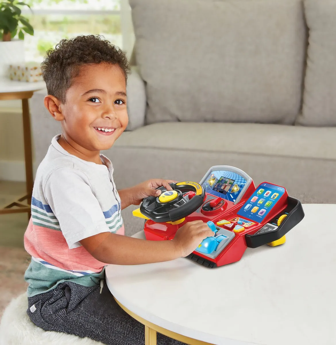 VTech Rijd & Leer Racer Racestuur Activity Center 80-558923 - Multicolor
