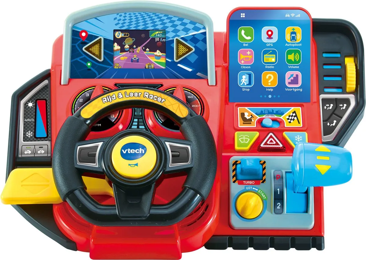 VTech Rijd & Leer Racer Racestuur Activity Center 80-558923 - Multicolor