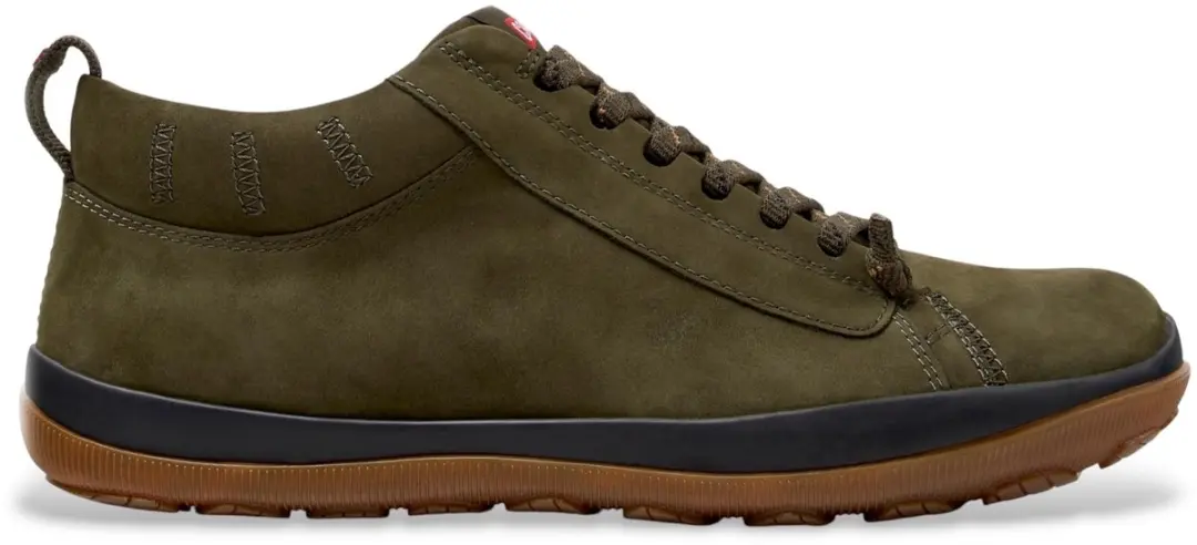 Camper Groene Travelbuck leren sneakers