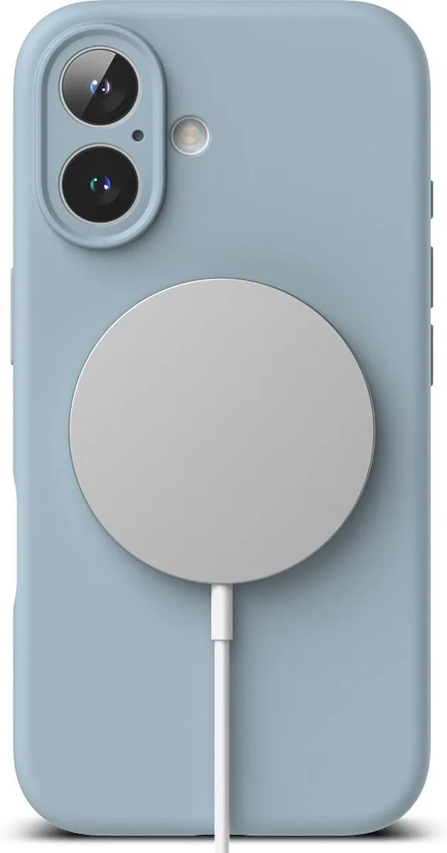Ringke Silicone MagSafe Hoesje iPhone 16 - Blauw