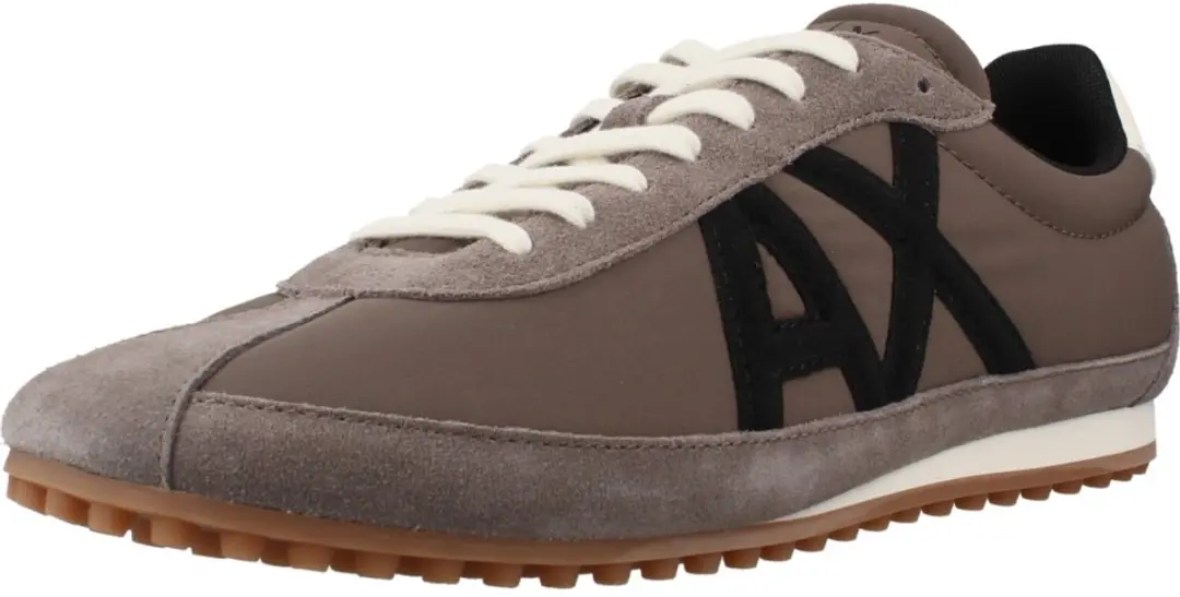 Armani Exchange Retro Schoenen - Bruin/Zwart - 42 - afbeelding 3 van 6