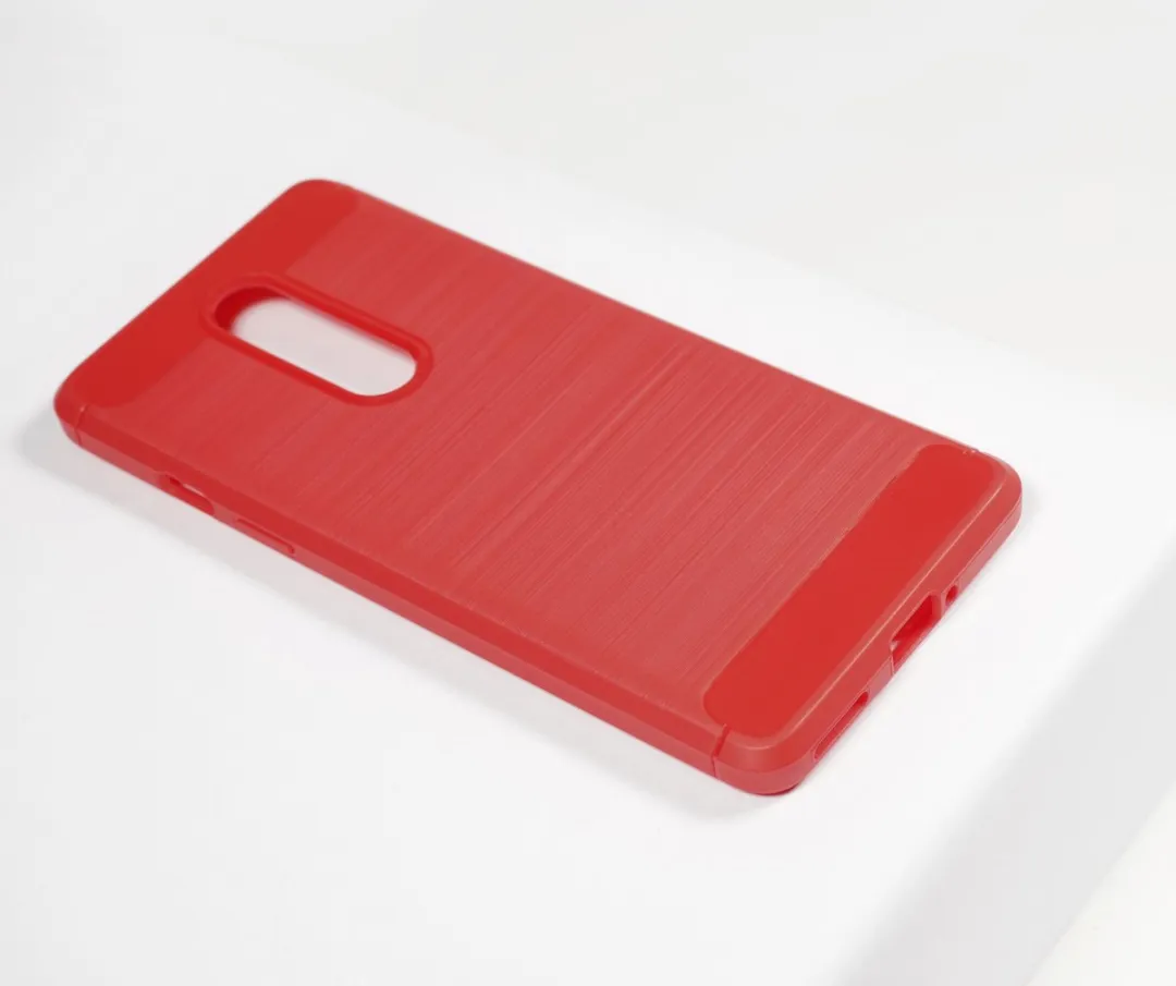BMAX Carbon Soft Case OnePlus 8 - Rood - BMAX95257994