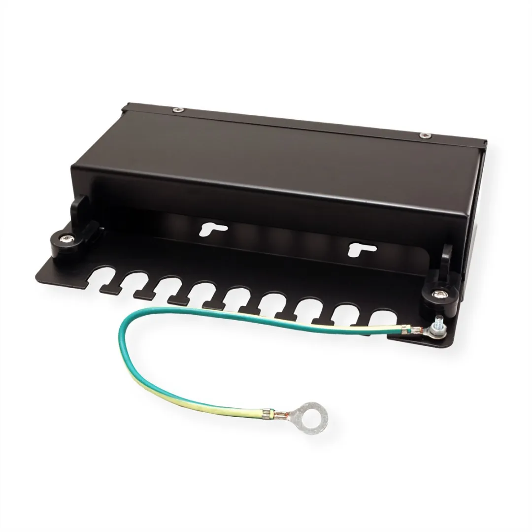 Value Keystone Modulehouder 8-poorts - Zwart