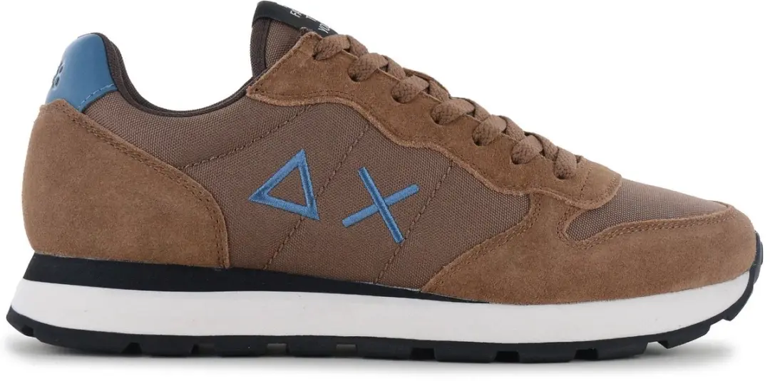 SUN68 Tom Solid Heren Sneakers - Bruin - EU 41 - afbeelding 2 van 6