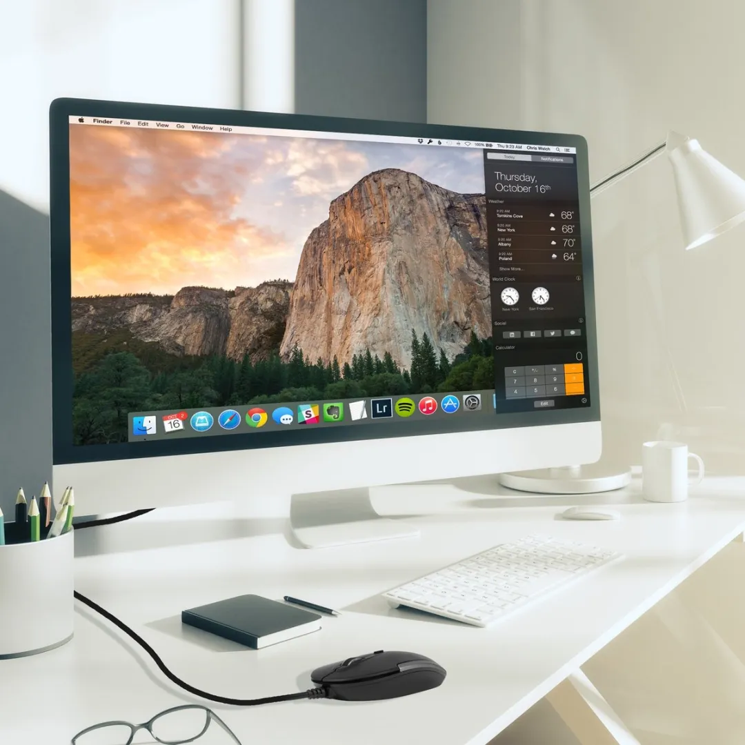Macally UCDYNAMOUSE-SG USB-C Muis - Space Gray - afbeelding 6 van 6