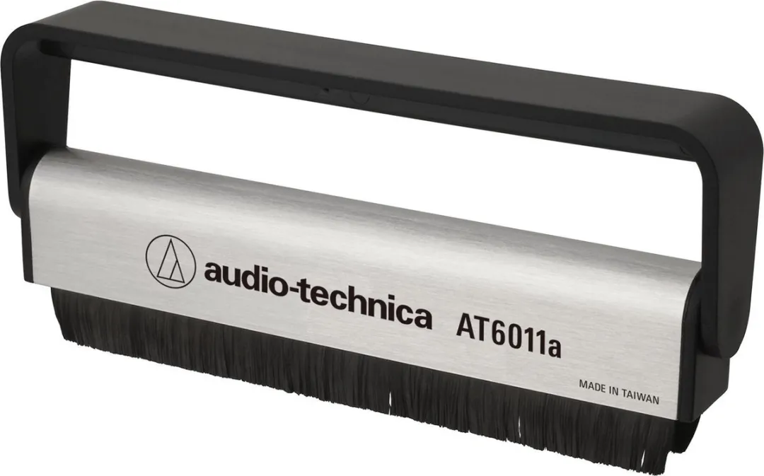 Audio-Technica AT6011a Antistatische Platenborstel - Aluminium Grijs/Zwart