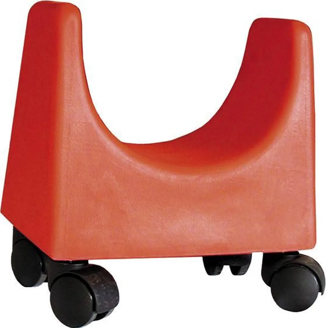 Eduplay soft roll voertuig rood - loopauto voor peuters en kleuters.