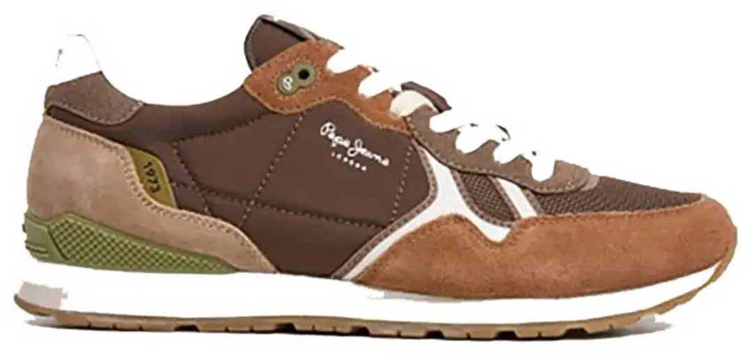 Pepe Jeans Brit Boost Schoenen Bruin EU 44 Man
