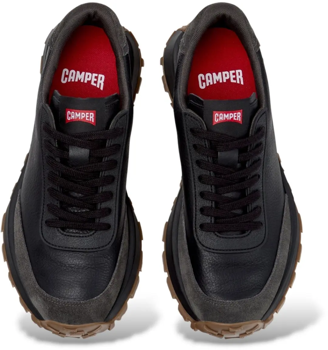 Camper Zwarte Leren Sneakers - afbeelding 5 van 6