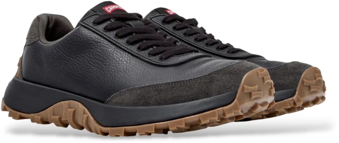 Camper Zwarte Leren Sneakers - afbeelding 2 van 6