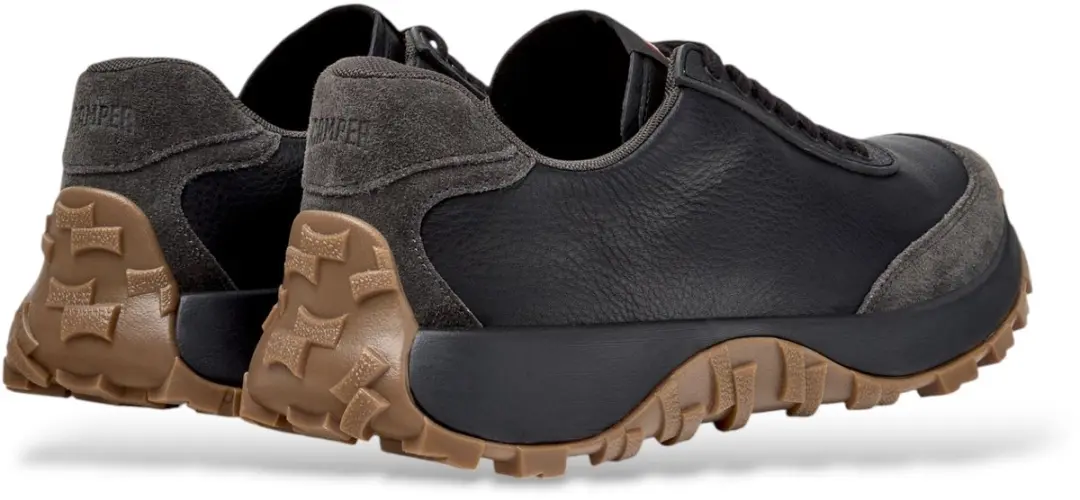 Camper Zwarte Leren Sneakers - afbeelding 3 van 6