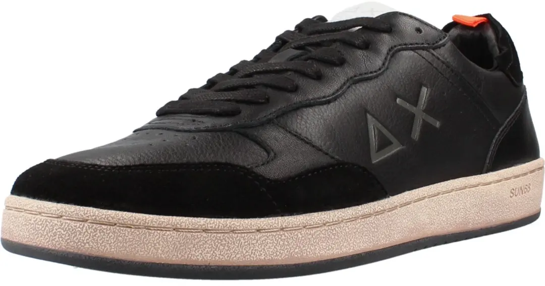 SUN68 Urban Basket Heren Sneakers - Zwart - 42 - afbeelding 3 van 6