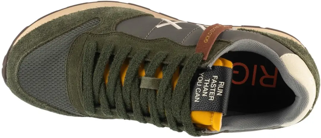 Sun68 Tom Vintage Heren Sneakers - Dark Military - EU 41 - afbeelding 6 van 6