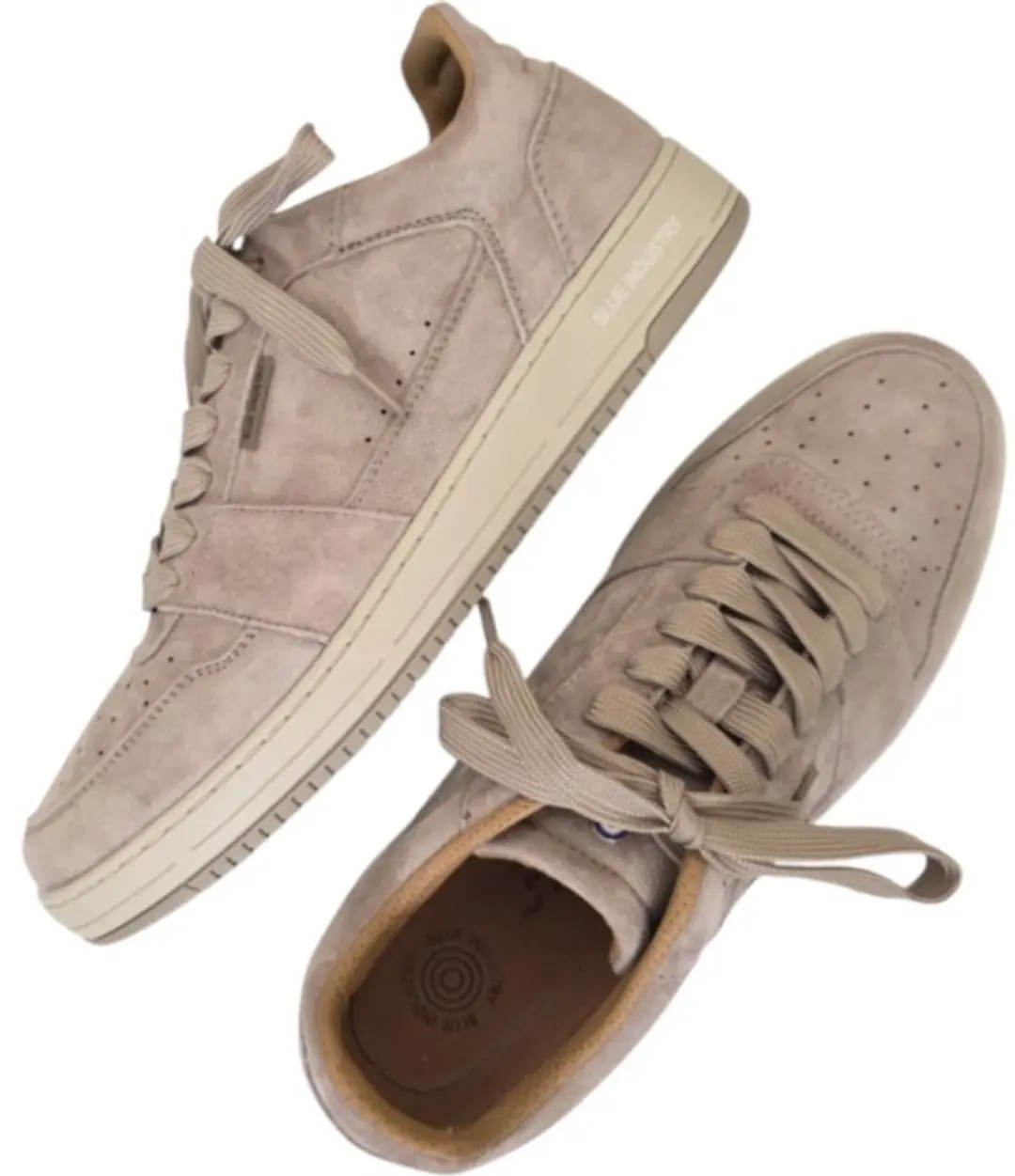 Blue Industry Sunday Cup heren sneakers - Taupe suède - afbeelding 6 van 6