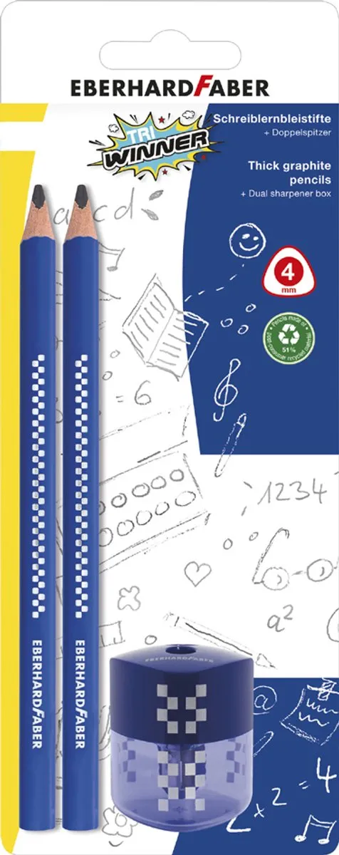 Eberhard Faber Tri Winner Potloden Set