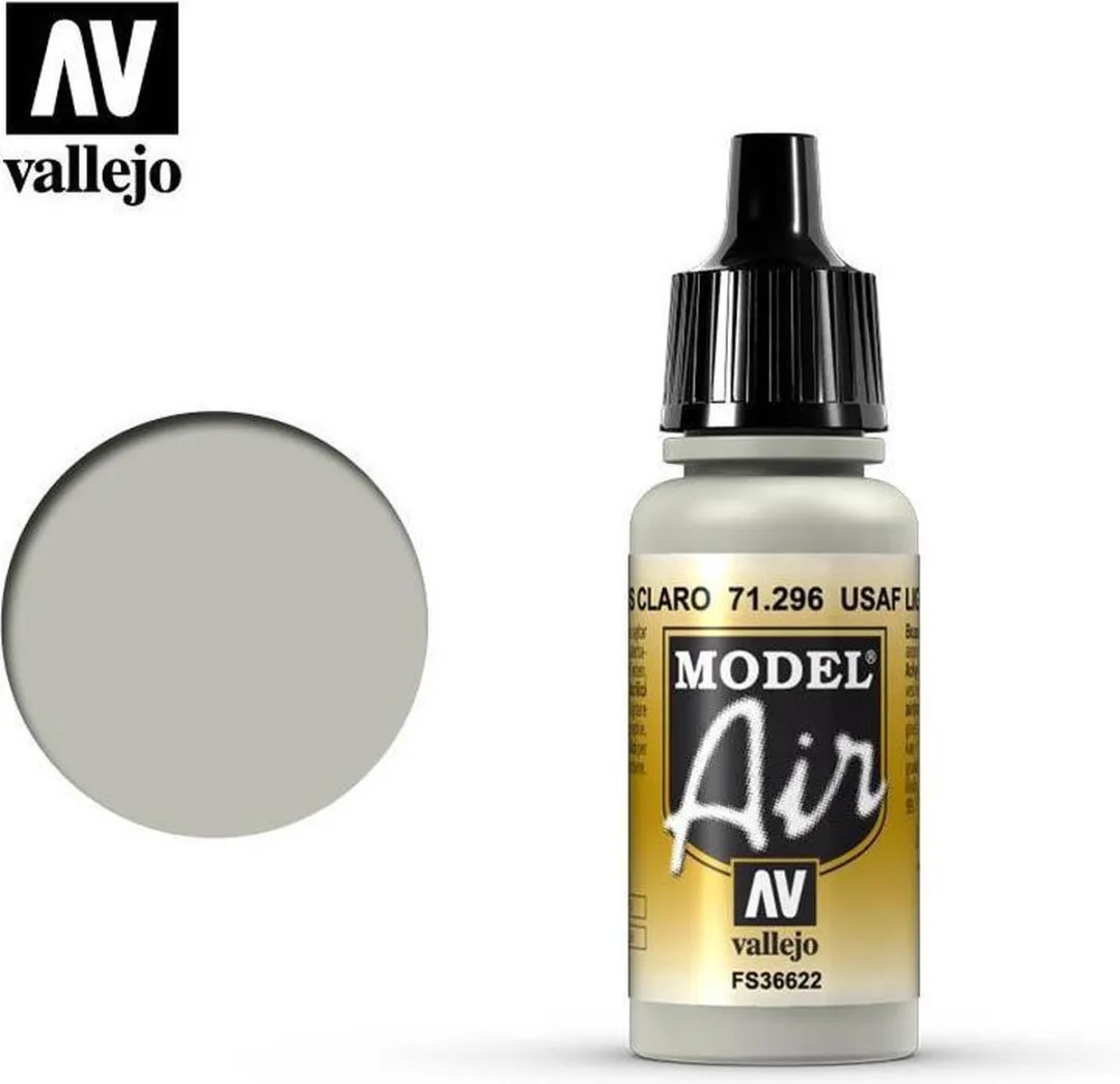 Vallejo Model Air USAAF Light Grey Acrylverf 17ml