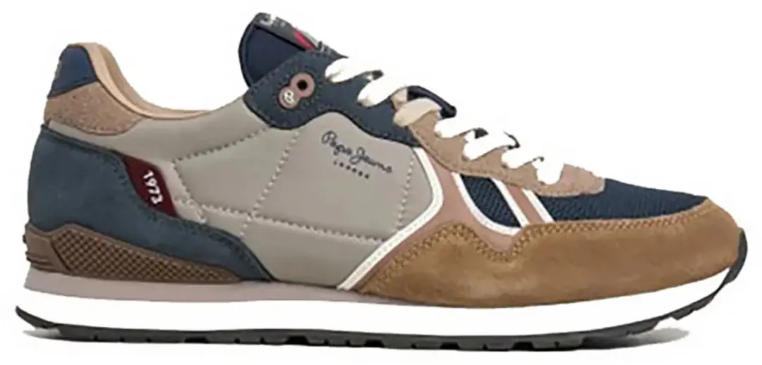 Pepe Jeans Brit Boost Sneakers - Cognac Bruin - EU 41 - afbeelding 4 van 6