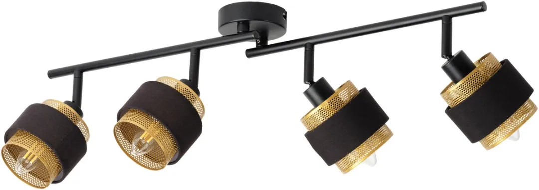 Osram LED Spot Hornet 4x2.8W E14 - 4 Koppen - Zwart/Goud