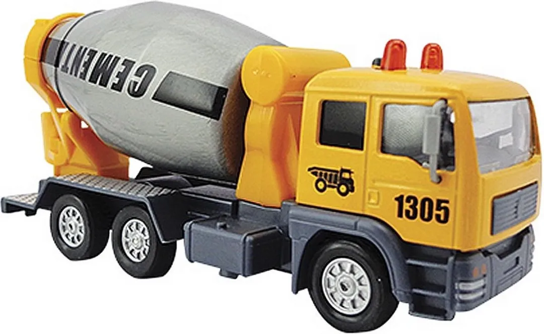 Kids GLOBE Pull Back Cementwagen Licht & Geluid 510777