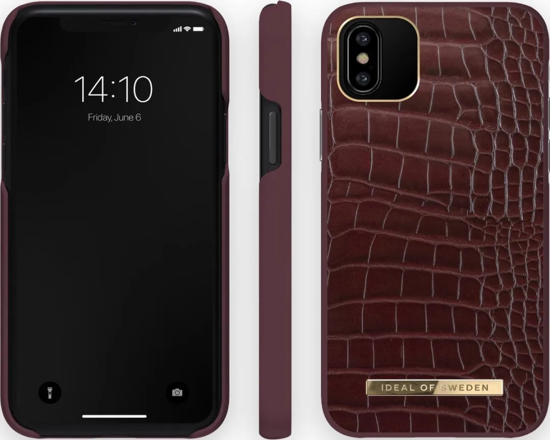 iDeal of Sweden Atelier Case iPhone 11 Pro/XS/X - Scarlet Croco
