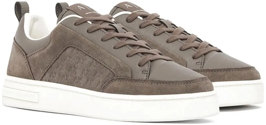 Armani Exchange Heren Sneakers - Grijs - 40.5 - afbeelding 2 van 4