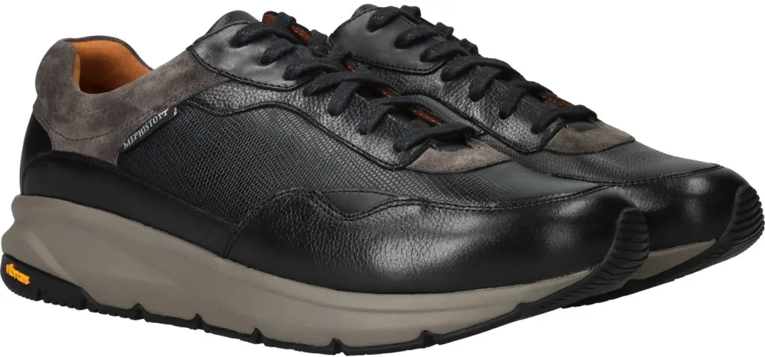 Mephisto Giani Heren Sneakers - Zwart - afbeelding 4 van 6