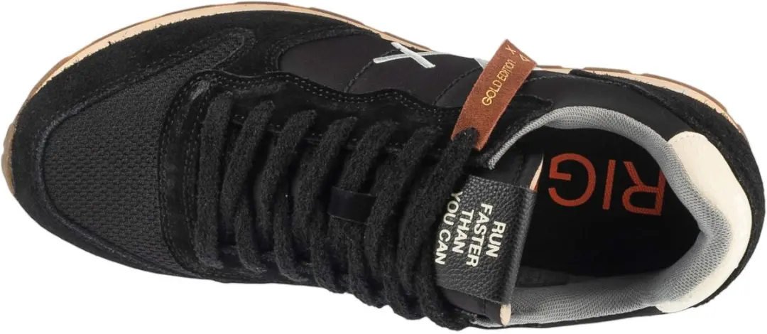 SUN68 Tom Vintage Heren Sneakers - Zwart - 45 - afbeelding 3 van 5