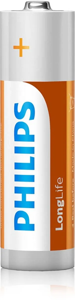 Philips Longlife AA Batterijen 1400mAh