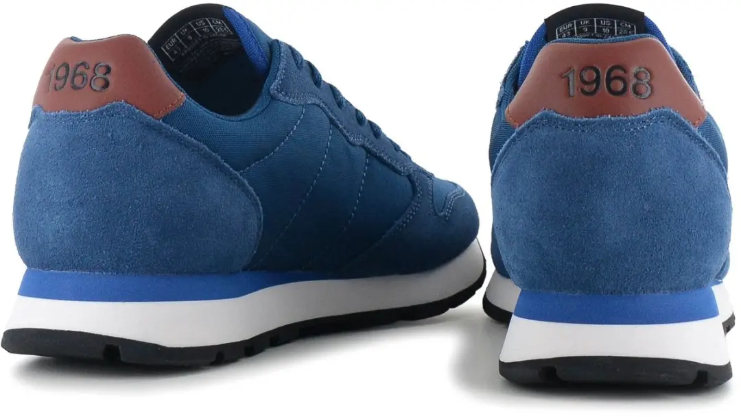 SUN68 Tom Solid Heren Sneakers - Petrolio-Blauw - 43 - afbeelding 5 van 6