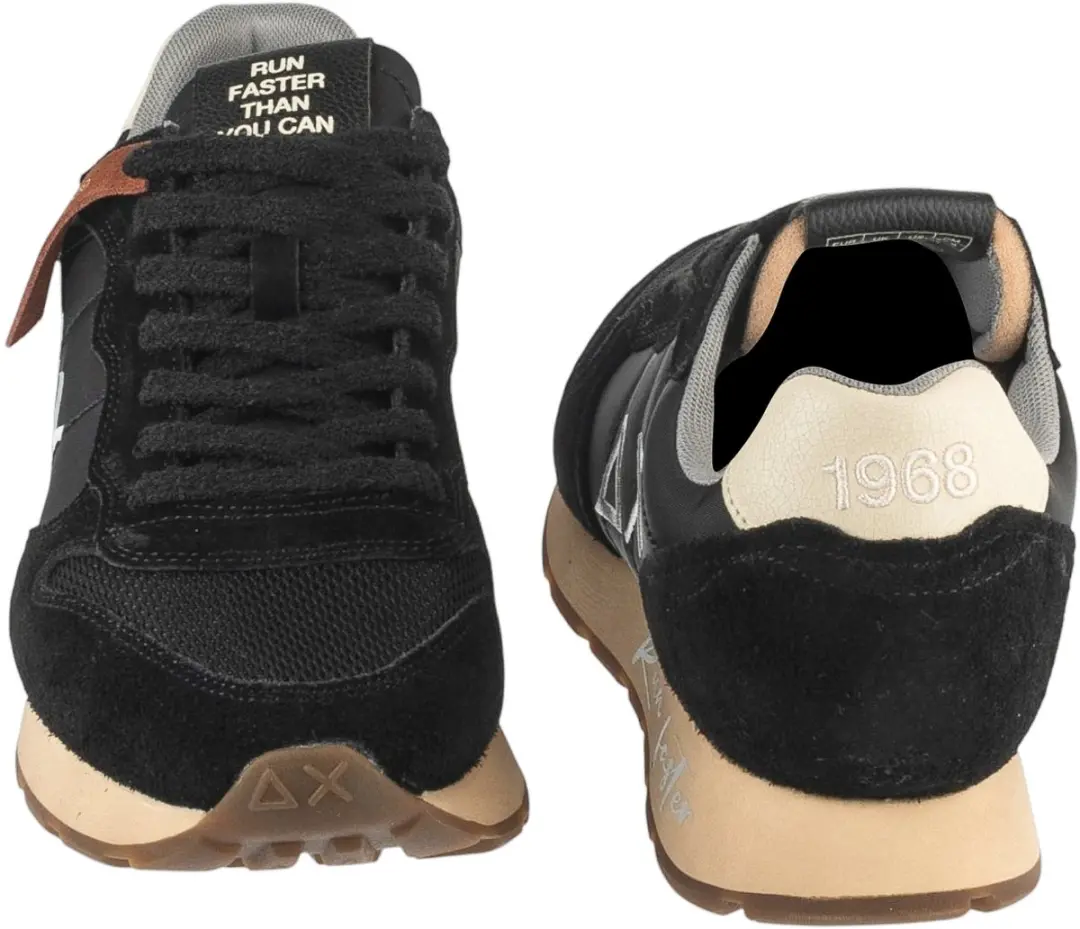 SUN68 Tom Vintage Sneakers Heren - Zwart - afbeelding 5 van 5