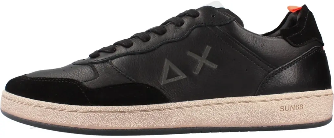 SUN68 Urban Basket Sneakers - Zwart - 44 - afbeelding 2 van 6