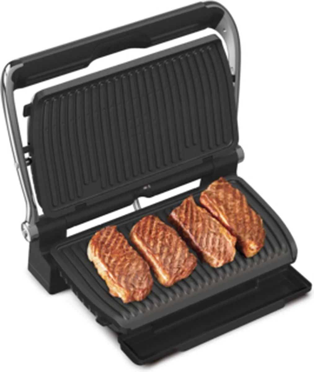 Tefal OptiGrill+ YY4398FB Contactgrill 2000W - Zwart/RVS