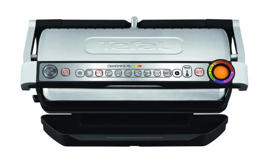Tefal OptiGrill+ YY4398FB Contactgrill 2000W - Zwart/RVS