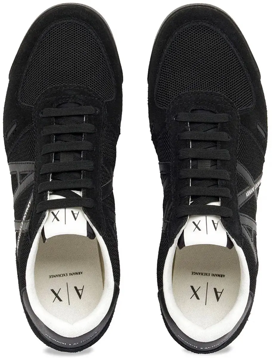 Armani Exchange Contemporary Low-Top Schoenen - Zwart - afbeelding 4 van 4
