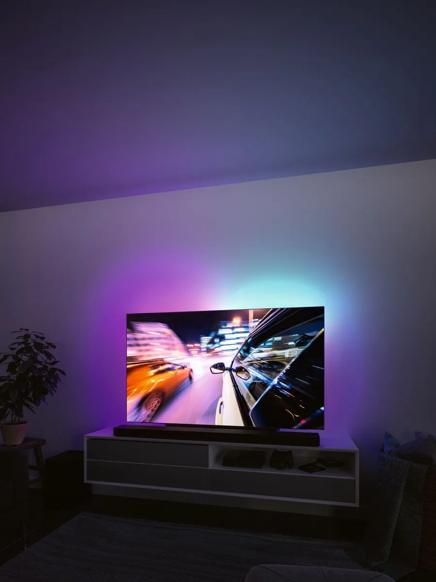 Paulmann EntertainLED USB LED Strip TV-verlichting 2,4m 60 LEDs/m RGB - Zwart