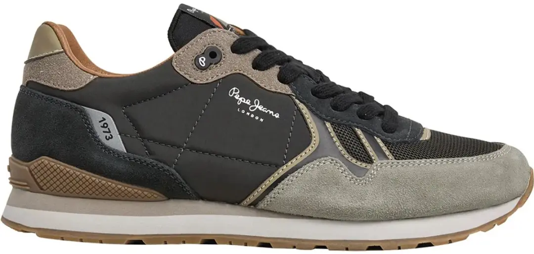 Pepe Jeans Brit City Sneakers - Grijs