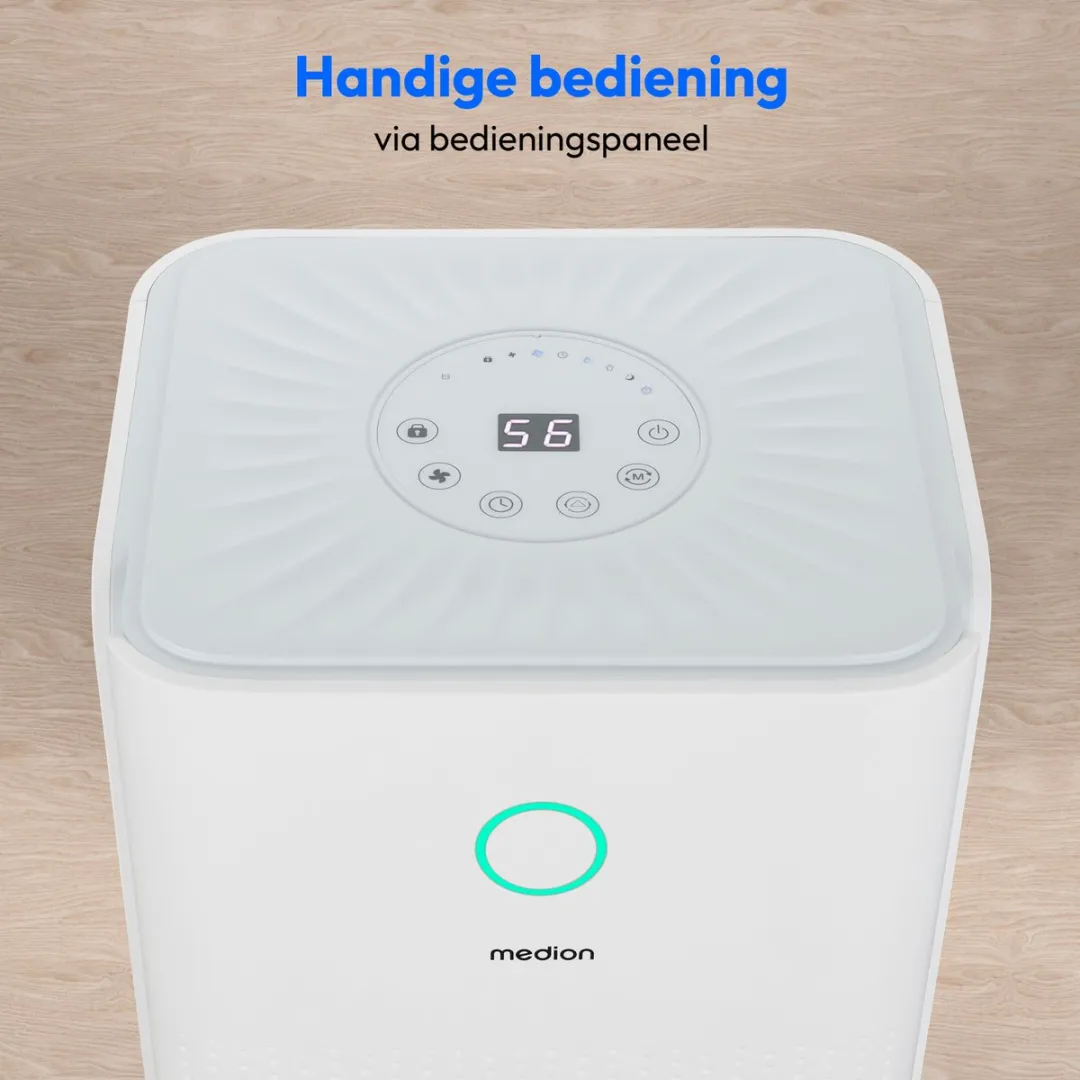 Medion MD12047 Luchtontvochtiger 5.4L - 15m² - Wit