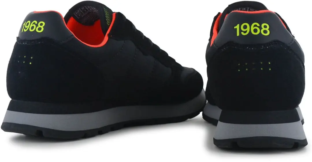 SUN68 Tom Fluo Heren Sneakers - Zwart - EU 40 - afbeelding 4 van 6