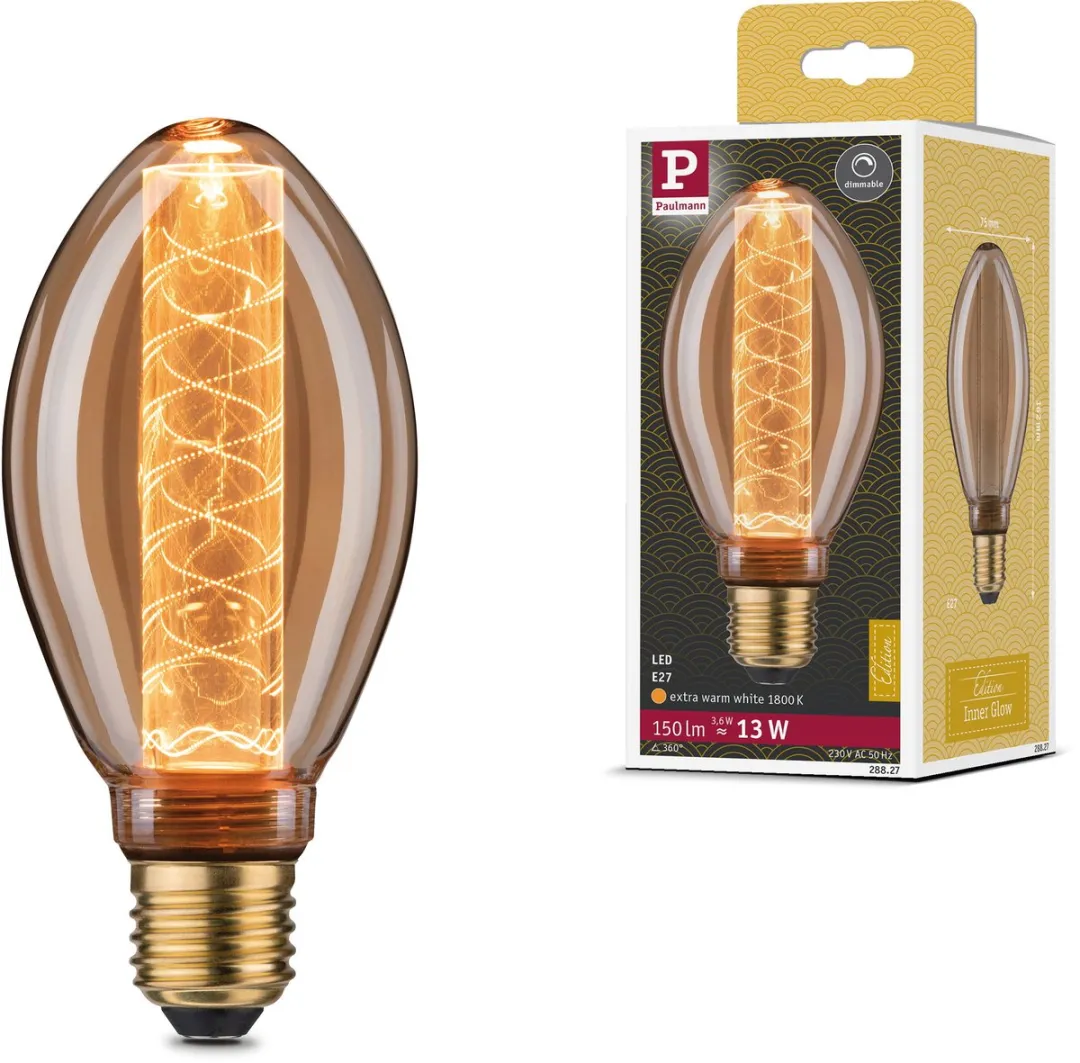 Paulmann Inner Glow Edition LED-gloeilamp E27 3,6W 120lm 1800K