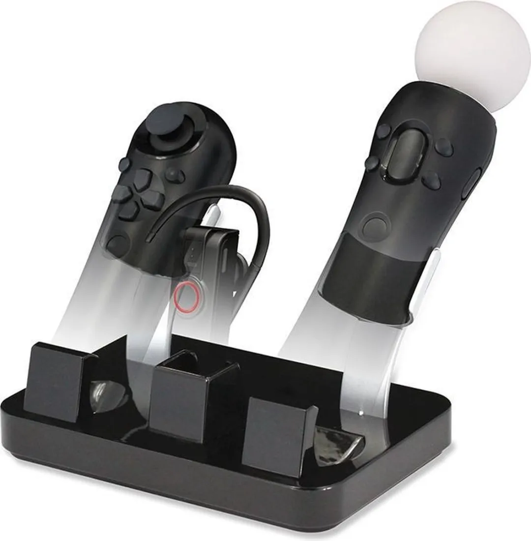 Bigben PS3 Move Triple Charger Oplaadstation - Zwart