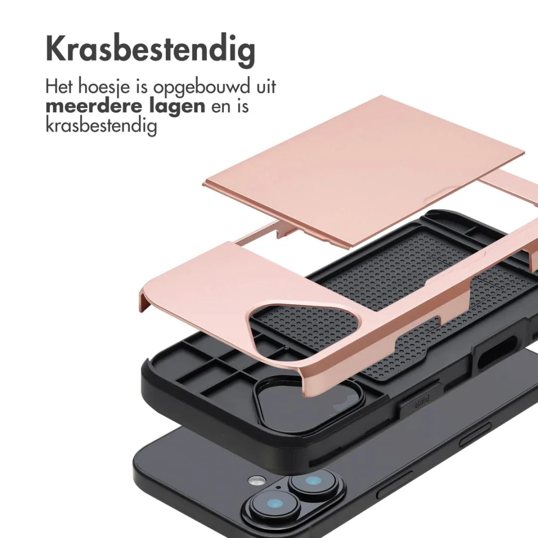 Imoshion Hoesje iPhone 16 Pasjeshouder Rosé Goud