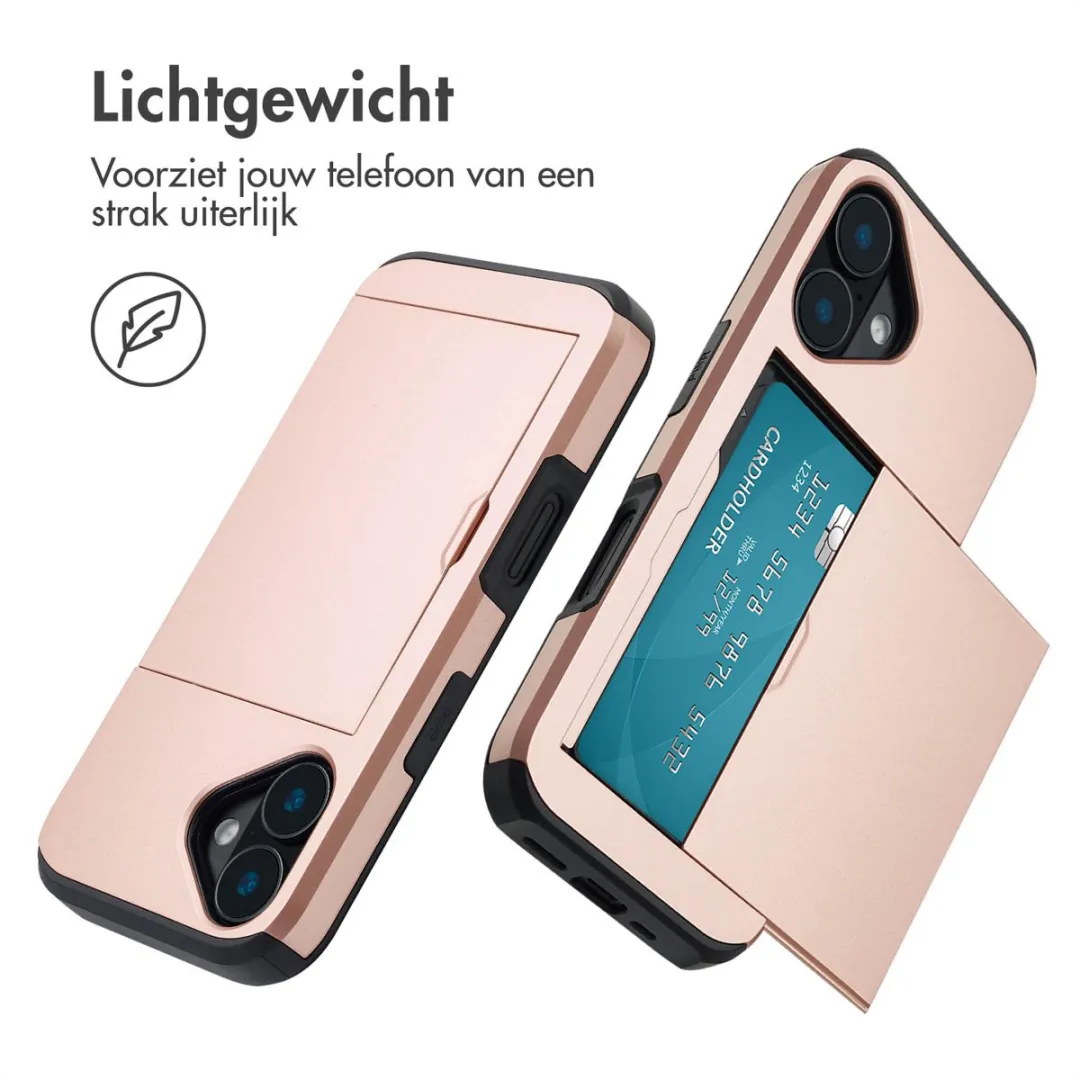 Imoshion Hoesje iPhone 16 Pasjeshouder Rosé Goud