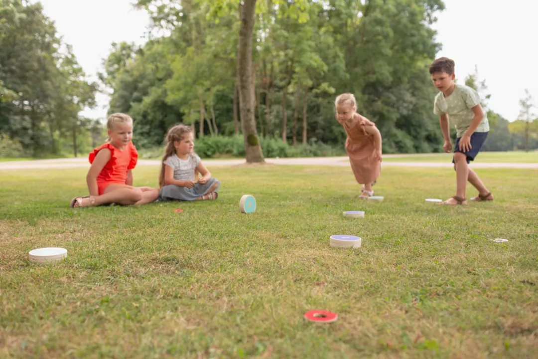 BS Toys Rol 't Park Speelgoed - FSC Hout - 3 Kleuren
