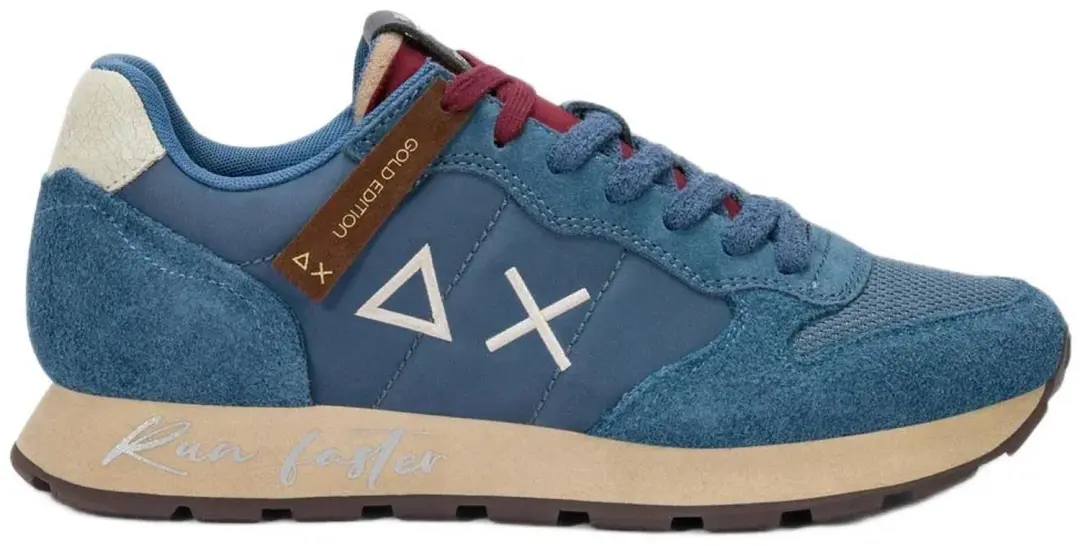 Sun68 Tom Vintage Sneakers - Blauw - EU 42 - afbeelding 2 van 6
