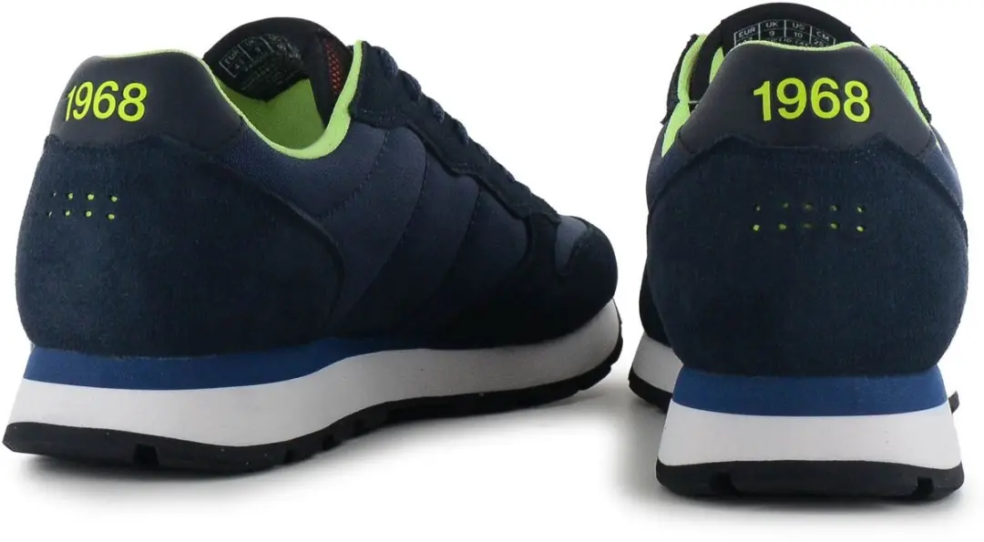 Sun68 Tom Fluo Heren Sneakers - Navy - 46 - afbeelding 5 van 6