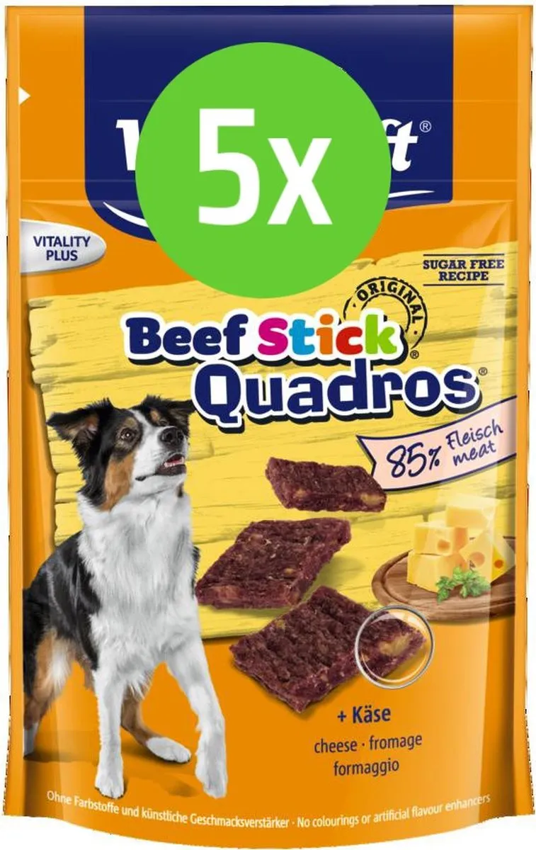 Vitakraft Beef Stick Quadros Kaas Hondensnack