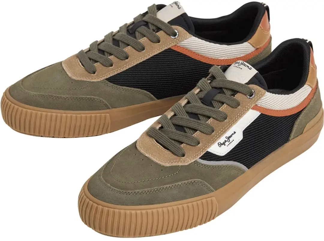 Pepe Jeans Nolan Essence Sneakers - Groen - EU 44 - afbeelding 4 van 4