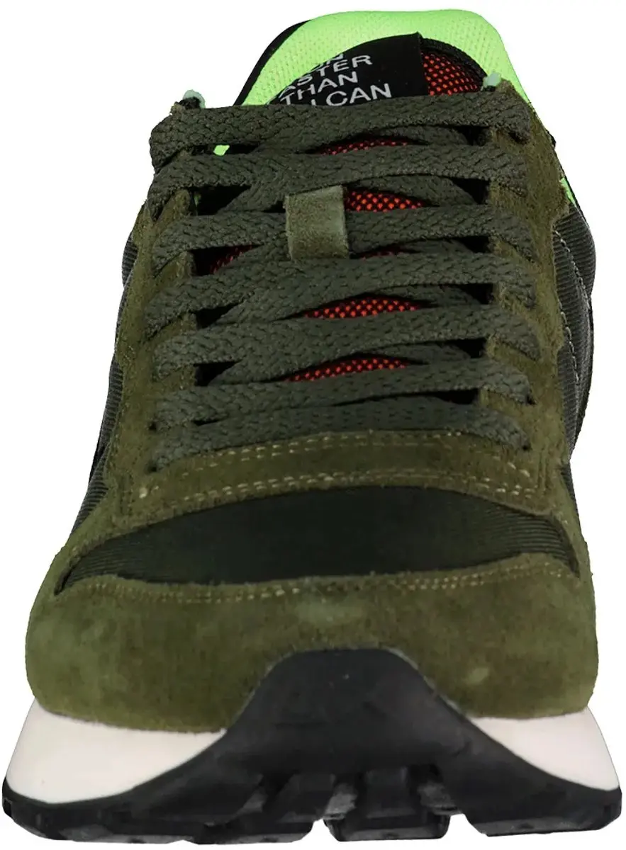 SUN68 Tom Fluo Heren Sneakers - Military Groen - EU 43 - afbeelding 6 van 6
