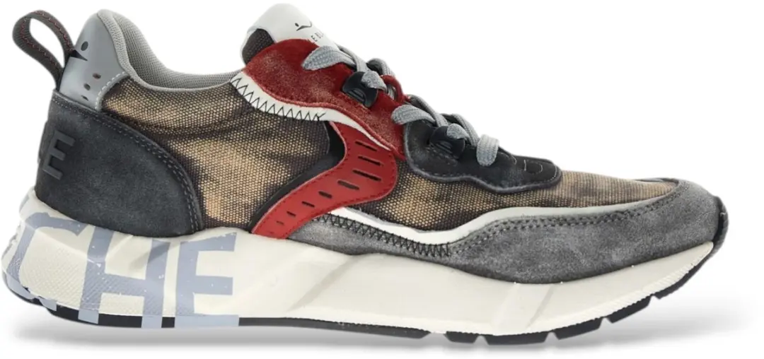 Voile blanche Leren sneakers Club01 grijs,